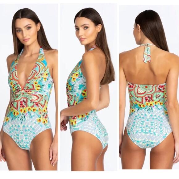 Johnny Was Other - JOHNNY WAS Elena Twist One Piece Swimsuit NWT in Size Small